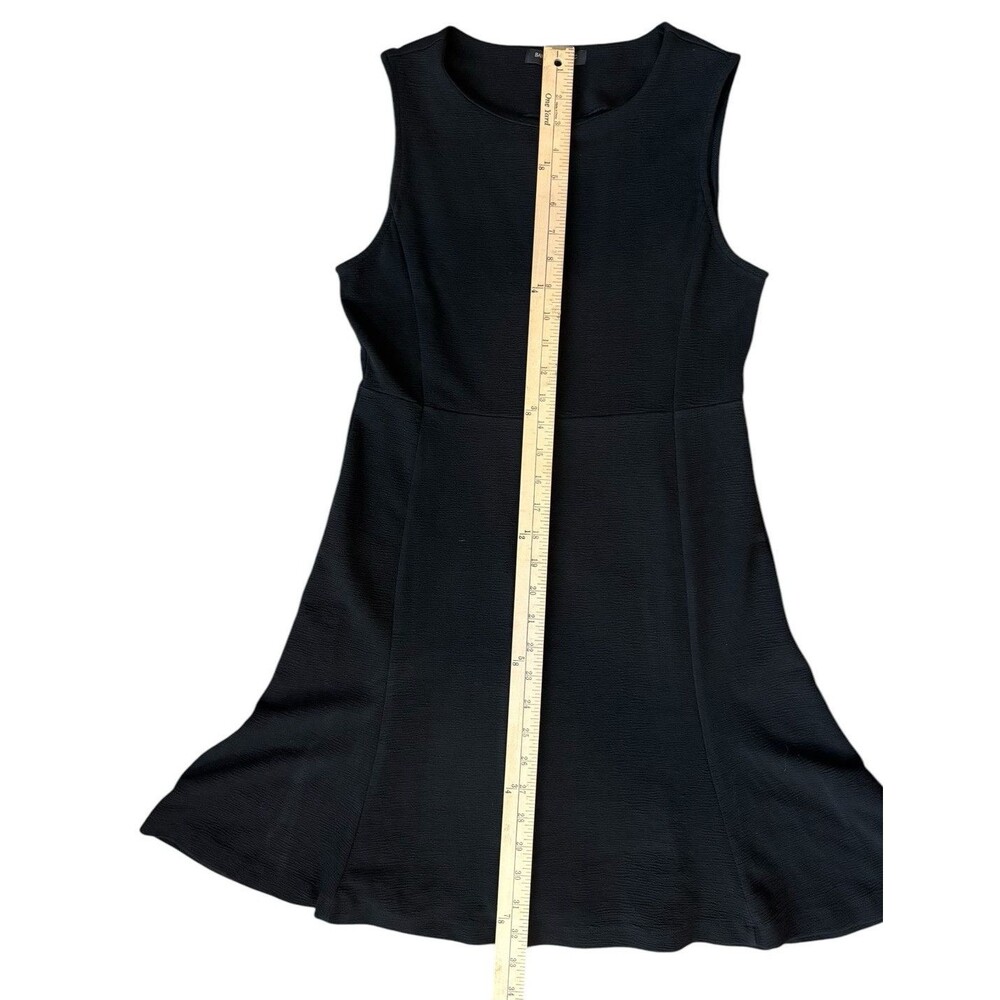 Banana Republic Sleeveless Sheath Dress Women's Size Small Black Stretch Flowy - Picture 6 of 16